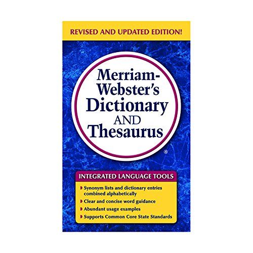  [아마존베스트]MERRIAM WEBSTERS DICTIONARY & THESAURUS (9780877798637): MERRIAM-WEBSTER: Books