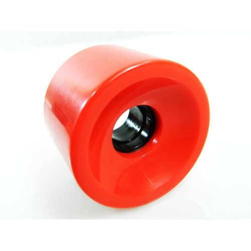  [BLANKNYC] 60mm Gel Solid Color Longboard Skateboard Wheels (Solid Red)