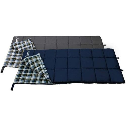  [BUFFALOOEM] Buffalo Rectangular Type Waffle Sleeping Bag Polyester Hollow Fiber Filling for 4 Season Backpacking Large Camping Hiking Outdoor Korea