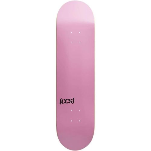  CCS Logo Blank Skateboard Deck - Natural Wood/Colors/Multiple Sizes (Pink, 8.50)