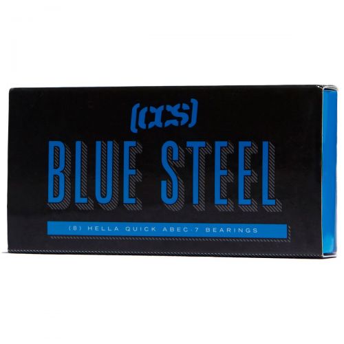  CCS Premium Skateboard/Longboard Blue Steel Bearings ABEC 7 (Pack of 8)