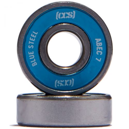  CCS Premium Skateboard/Longboard Blue Steel Bearings ABEC 7 (Pack of 8)