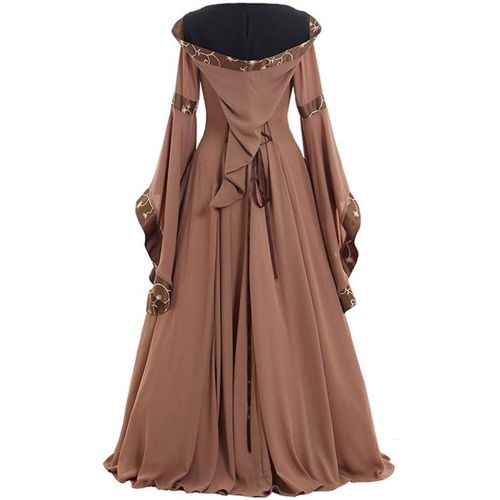  ♡QueenBB♡ Women's Dresses ♡QueenBB♡ Womens Maria Olive Green&Copper Victorian Dress Costume Renaissance Medieval Wedding Cosplay Dress Gown