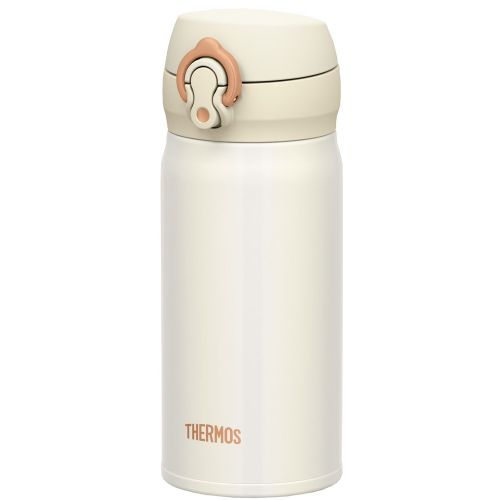 써모스 Thermos Water Bottle Vacuum Insulation Cellular Phone Mug [one-Touch Open Type] 0.35L Pearl White JNL-352 PRW