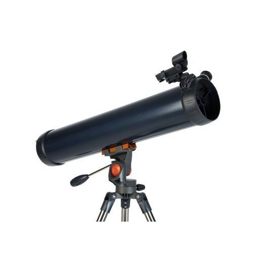 셀레스트론 Celestron AstroMaster LT 60AZ Refractor No-Tool Setup Refracting Telescope, Blue (21073)