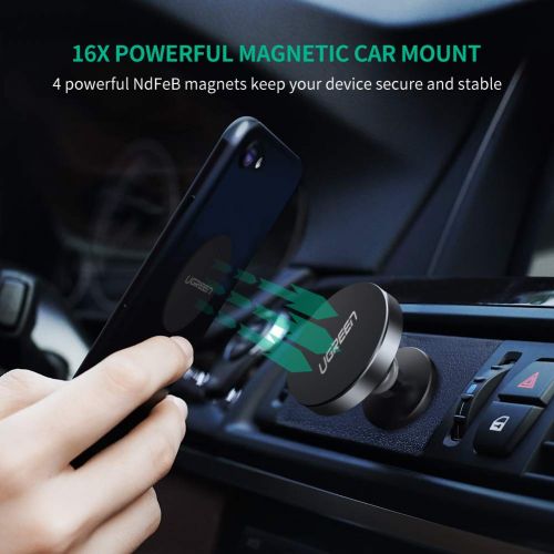  [아마존 핫딜]  [아마존핫딜]UGREEN Autohalterung Handy Halterung Magnet Auto Halterung 360 Grad Armaturenbrett KFZ Halterung unterstuetzt fuer iPhone X/8/8 Plus/7/7Plus, Samsung Galaxy S10/S9/S8/S7/J5/J7/A5, Na