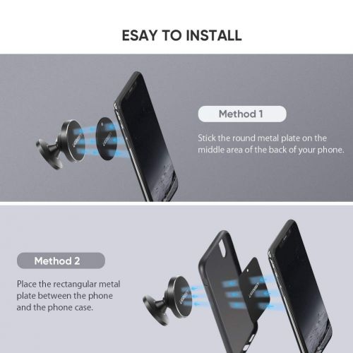  [아마존 핫딜]  [아마존핫딜]UGREEN Autohalterung Handy Halterung Magnet Auto Halterung 360 Grad Armaturenbrett KFZ Halterung unterstuetzt fuer iPhone X/8/8 Plus/7/7Plus, Samsung Galaxy S10/S9/S8/S7/J5/J7/A5, Na