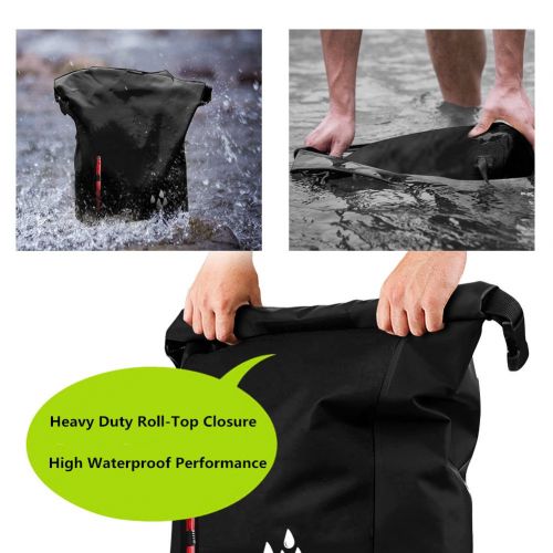  [아마존 핫딜]  [아마존핫딜]SCHITEC Wasserdichter Dry Bags Rucksack, 25L Heavy Duty Roll-Top-Verschluss Reiserucksack mit IPX8 Waterproof Handy-Huelle fuer Kanufahren, Kajak, Rafting, Skifahren, Angeln, Camping