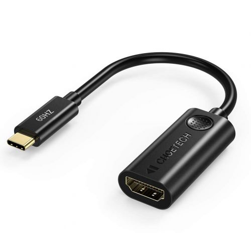  [아마존 핫딜]  [아마존핫딜]CHOETECH USB C auf HDMI Adapter(4K@60Hz), Type C zu HDMI Adapter (Thunderbolt 3) Kompatibel mit iPad Pro/MacBook Air 2018, MacBook Pro,Galaxy S10/S10+/S9/S8/Note 9, Huawei P30/P20/