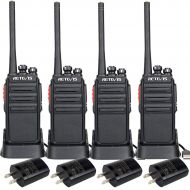 Retevis H-777S Two-way Radios License-Free Rechargeable Walkie Talkie with USB Charger (4 pack)