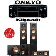 Klipsch Reference Premiere RP-250F 5.1-Ch Home Theater System with Onkyo TX-NR676 7.2-Ch 4K Network AV Receiver