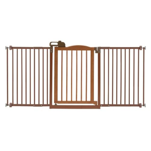  Richell One-Touch Brown Pet Gate II Wide