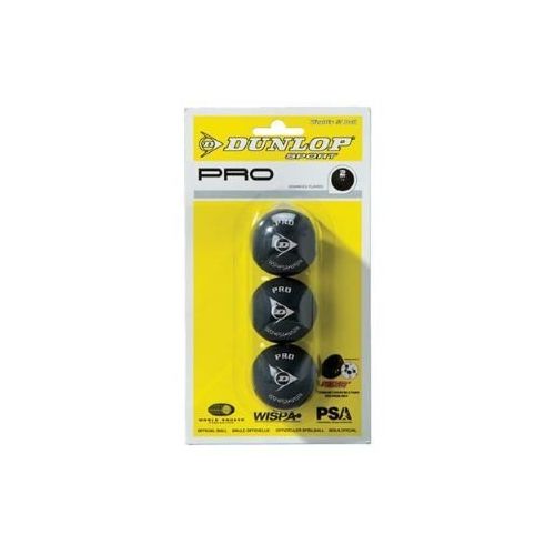  Dunlop DUNLOP Squash Balls Double Yellow Pro