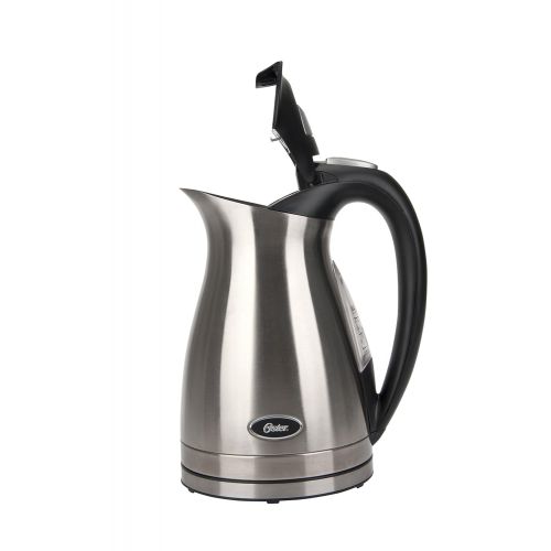  Mr. Coffee Oster 5965 1-12-Liter Electric Water Kettle, Stainless Steel