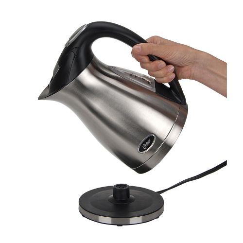  Mr. Coffee Oster 5965 1-12-Liter Electric Water Kettle, Stainless Steel