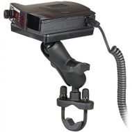 RAM-B-149Z-300-1U Motorcycle Bike Mount w Power Plate III Radar Detector Holder