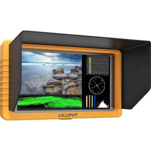  Lilliput LILLIPUT 5 Q5 FULL HD Metal Slim Camera-top monitor 1000:1 contrast SDIHDMI cross conversion F970+LP-E6 battery plate Waveform PIP mode Column (YRGB peak) time code by VIVITEQ