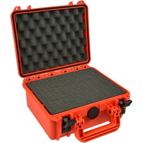  Elephant Cases Elephant Elite EL1105cam Orange Waterproof Case with Foam for Action Cameras, Gopro Video and Equipment, Guns, Test and Metering Equipment Plastic Case