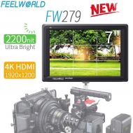 FEELWORLD FW703 7 Inch DSLR On Camera Field Monitor 3G SDI 4K HDMI Input Output Video Assist Peaking Focus IPS Full HD 1920x1200