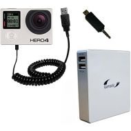 Gomadic High Capacity Rechargeable External Battery Pack suitable for the GoPro Hero4Hero 4