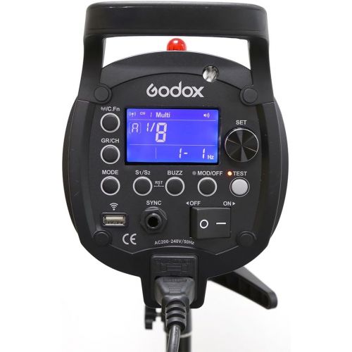  Godox QT400II Built-in 2.4G Wireless X System,High Speed Studio Strobe Flash Light + Xpro-N Trigger Compatible Nikon,Softbox,Light Stand, Studio Boom Arm Top Light Stand (110v)