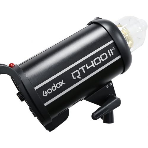  Godox QT400II Built-in 2.4G Wireless X System,High Speed Studio Strobe Flash Light + Xpro-N Trigger Compatible Nikon,Softbox,Light Stand, Studio Boom Arm Top Light Stand (110v)