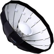 Fotodiox EZ-Pro 24in (50cm) Collapsible Beauty Dish Softbox with Speedotron Speedring Insert