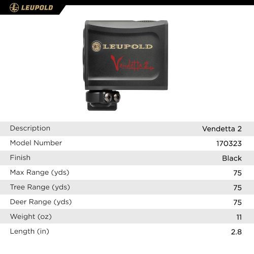 Leupold Vendetta 2 Bow-Mounted Laser Range Finder