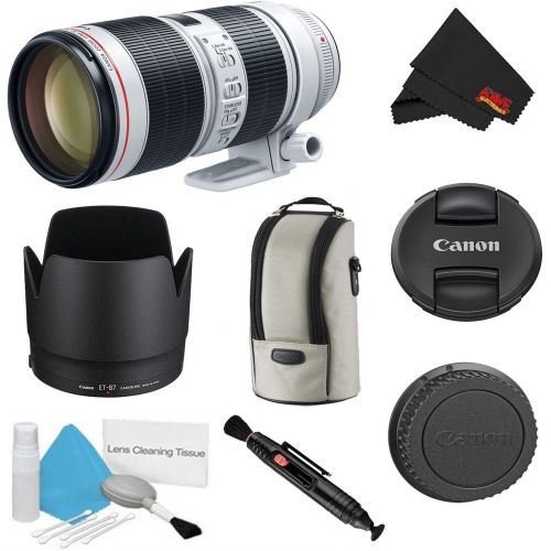  Canon (6AVE) Canon EF 70-200mm f2.8L is III USM Lens Bundle (International Model)