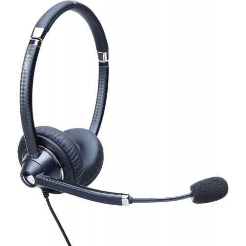 자브라 Jabra UC VOICE 750 Duo (Dark) Corded Headset for Softphone