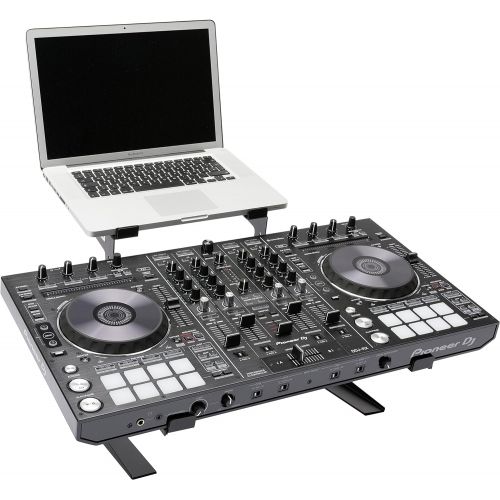  Magma MAGMA 75541 Control Stand II - for DJ Controller and Laptops, Black