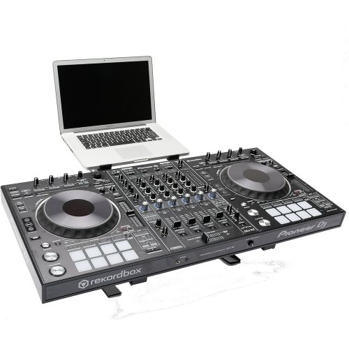  Magma MAGMA 75541 Control Stand II - for DJ Controller and Laptops, Black