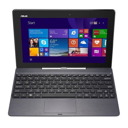 아수스 Asus ASUS T100 2 in 1 10.1 Inch Laptop (Intel Atom, 2 GB, 64GB SSD, Gray)