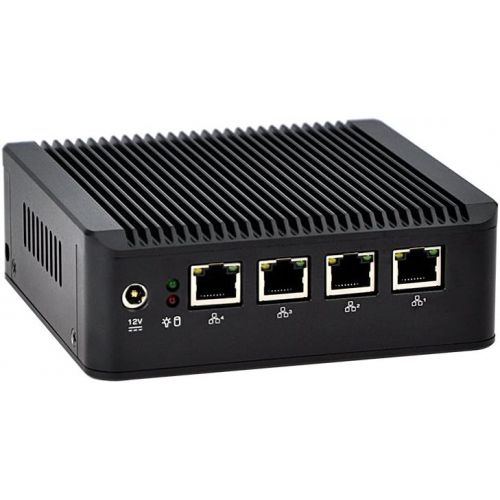  Qotom-Q190G4U-S02 Mini Computer Quad Core Intel J1900 Celeron Pfsense as Firewall Router Mini PC (4G RAM + 16G SSD + 150M WiFi)