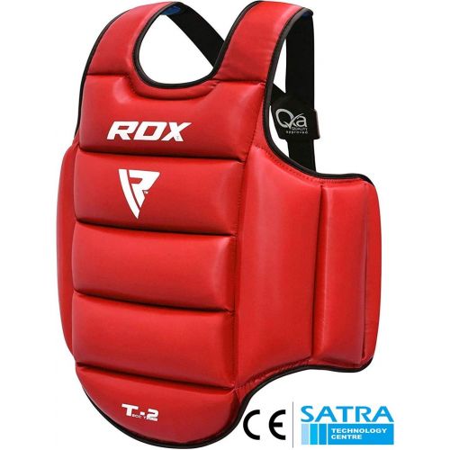  RDX TKD Chest Guard Boxing MMA Body Protector Martial Arts WTF Reversible Rib Shield Armour Taekwondo Target Training Kickboxing