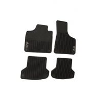 상세설명참조 AUDI Genuine Accessories 8P1061450041 Black Rubber Front and Rear All Weather Floor Mat A3, (Set of 4)