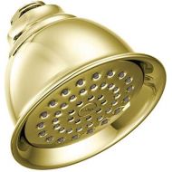 상세설명참조 Moen 6302P One Function 4 3/8-Inch Diameter Spray Head Moenflo XL Showerhead, Polished Brass