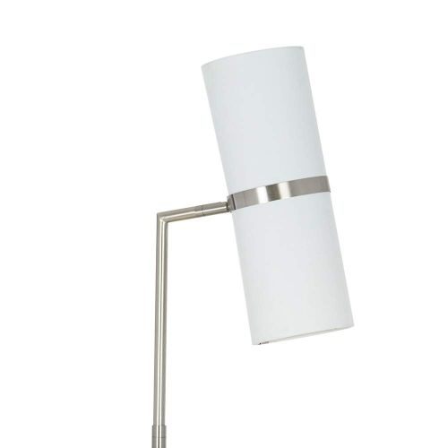  상세설명참조 Catalina Lighting 21893-000 Contemporary Adjustable Tripod Floor Lamp with USB port, 60.75, Brushed Nickel