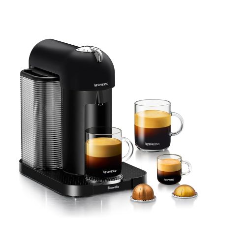 브레빌 상세설명참조 Breville-Nespresso USA BNV220BKM1BUC1 Vertuo Coffee and Espresso Machine, Matte Black