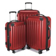 상세설명참조 HAUPTSTADTKOFFER Luggage Sets Alex UP Hard Shell Luggage with Spinner Wheels 3 Piece Suitcase TSA Red