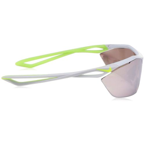 나이키 상세설명참조 Nike EV0914-070 Vaporing M Frame Speed Tint with Extra White Lens Sunglasses, Pure Platinum/Volt