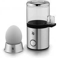 WMF KITCHENminis My Egg 1-Egg Cooker, with Egg Cup, Cromargan Matt, Space Saving, with Hardness Settings, 56 W