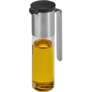 WMF Basic Vinegar Oil Dispenser 120 ml, Vinegar and Oil Dispenser with Aroma Lid, Return Opening, Glass Container, Cromargan Matte Stainless Steel