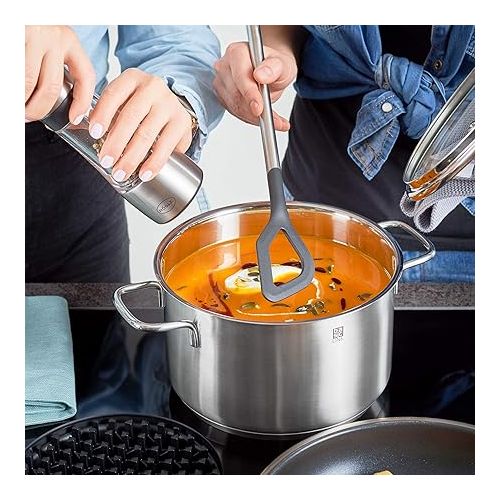  ROSLE Basic Line Cooking Pot 18/10 Stainless Steel Silver Diameter 20 cm