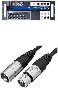 Soundcraft Ui16 Mixer with 6 Amazon Basics XLR cables