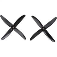 Gemfan Polycarbonate 4-Blade Propellers (2-Pack, Black)