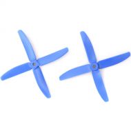 Gemfan Glass Fiber Nylon 4-Blade Bullnose Propellers (2-Pack, Dark Blue)