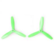 Gemfan Polycarbonate 3-Blade Bullnose Propeller (2-Pack, Green)