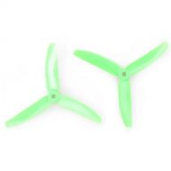 Gemfan Polycarbonate 3-Blade Propellers (2-Pack, Green)