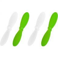 HUBSAN Propeller Set for H108 SPYDER Quadcopter (White/Green)